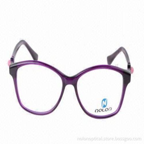 2014 Classic Acetate High-quality Optical Eyewear, Purple, Black Color, OEM/ODM Orders Welcomed